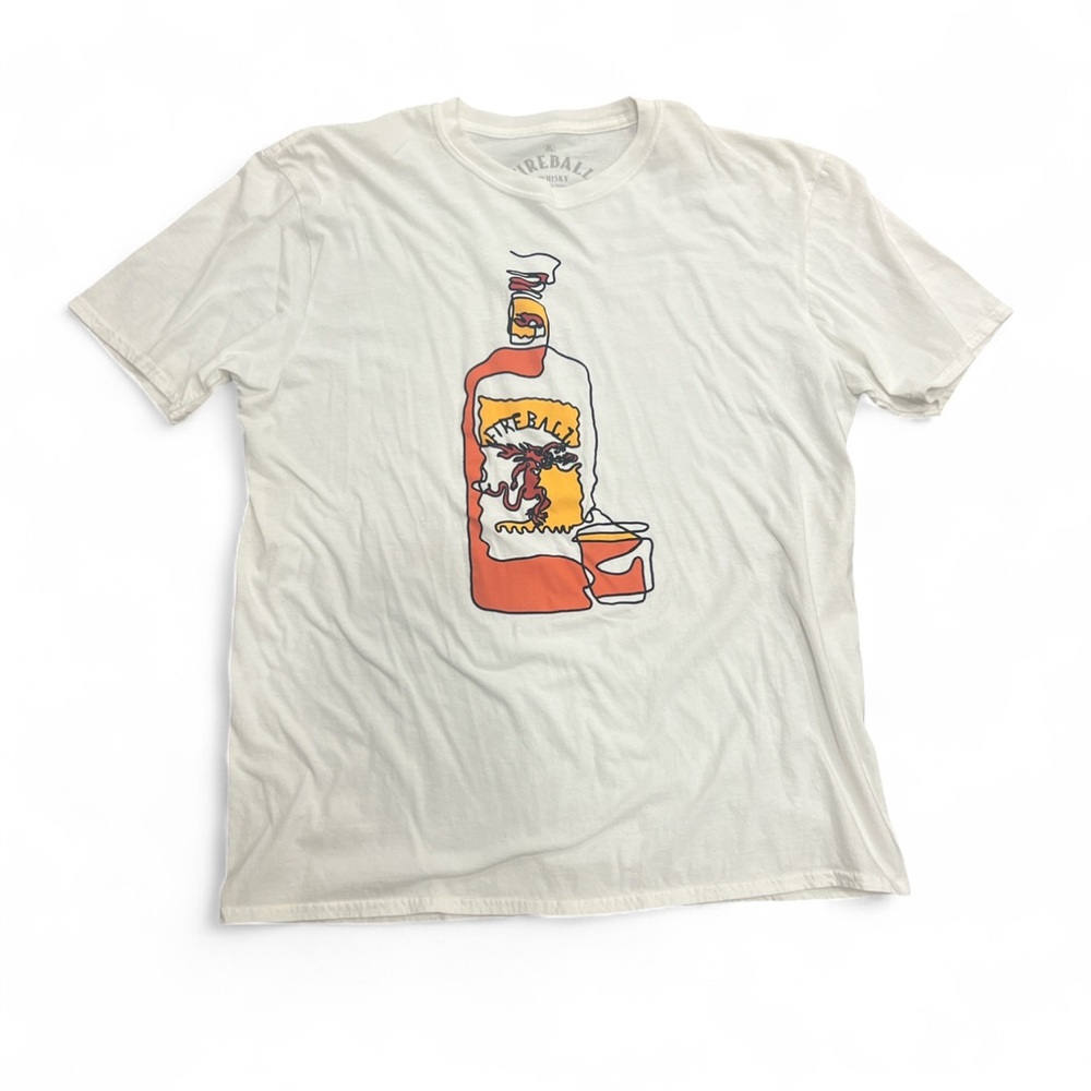 Fireball Whisky White T-Shirt